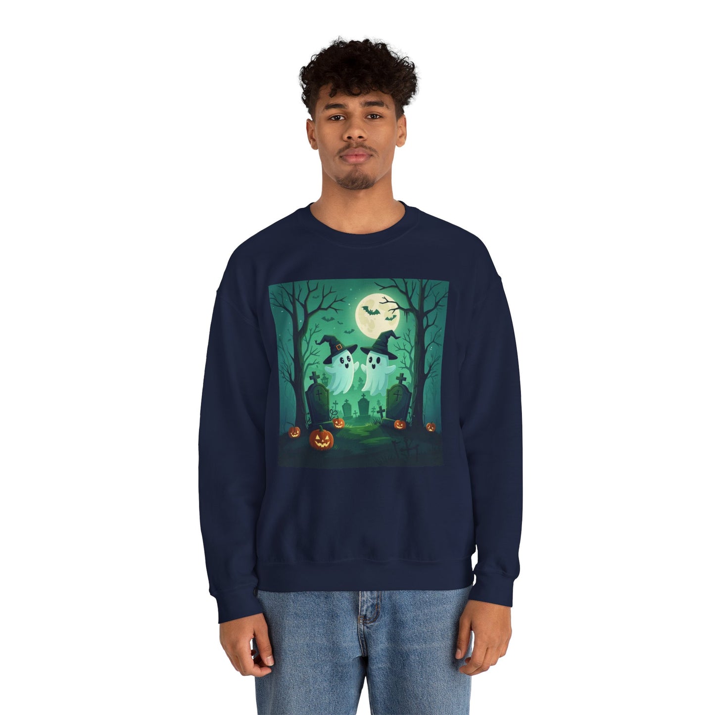 Spooky Ghost Couple Sweatshirt