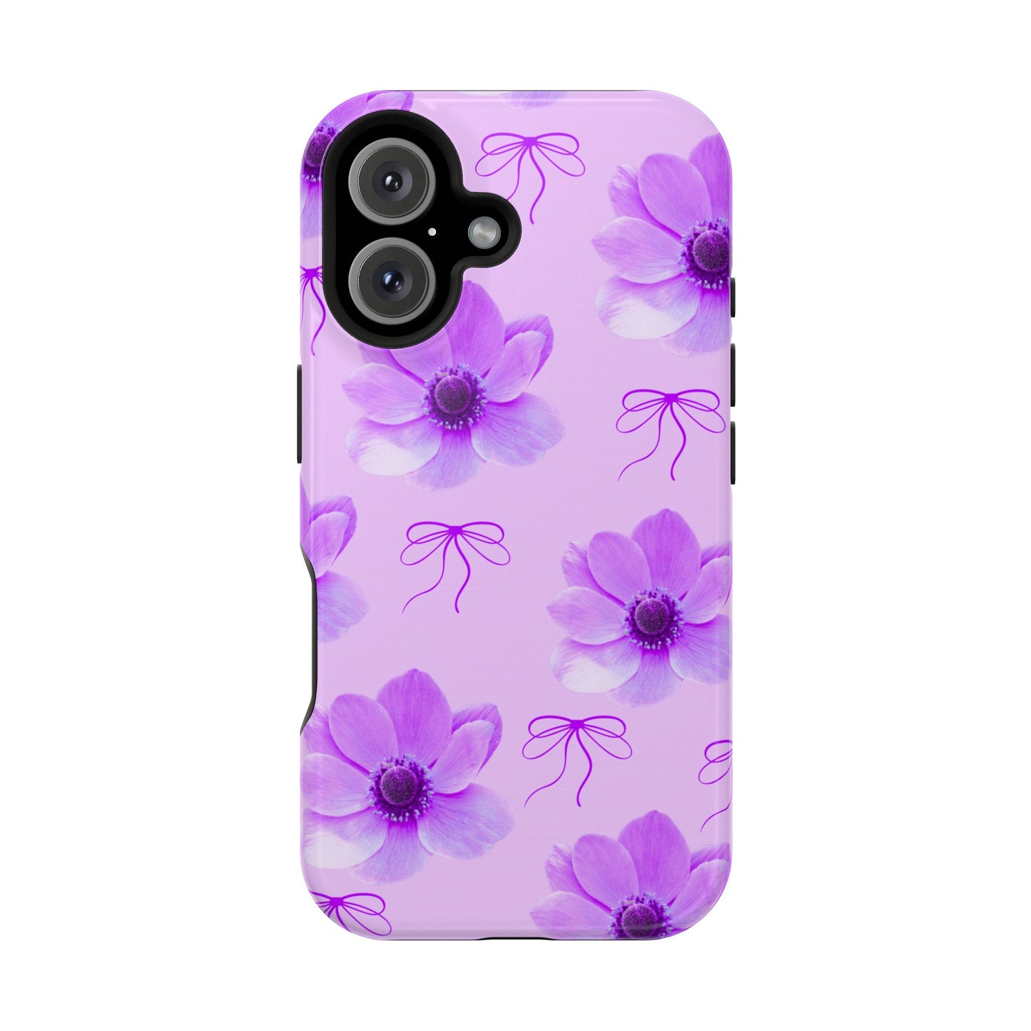 Lavender Magnetic Impact-Resistant iPhone Case
