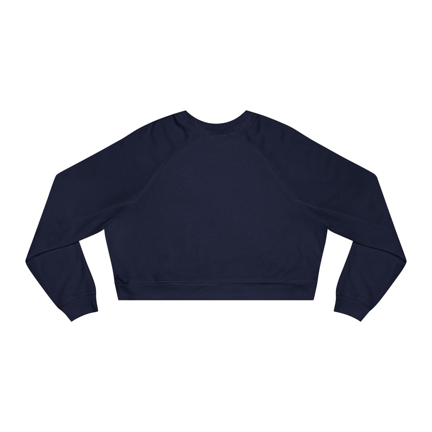 Cropped Fleece Pullover 'Delulu Become Trululu'