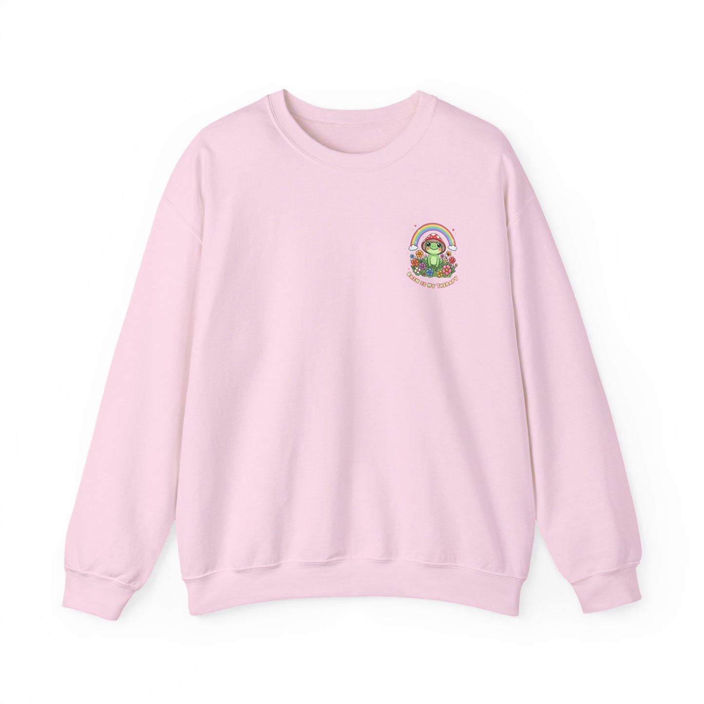Rain Is My Therapy Sweatshirt — Cozy Weather Therapy Crewneck