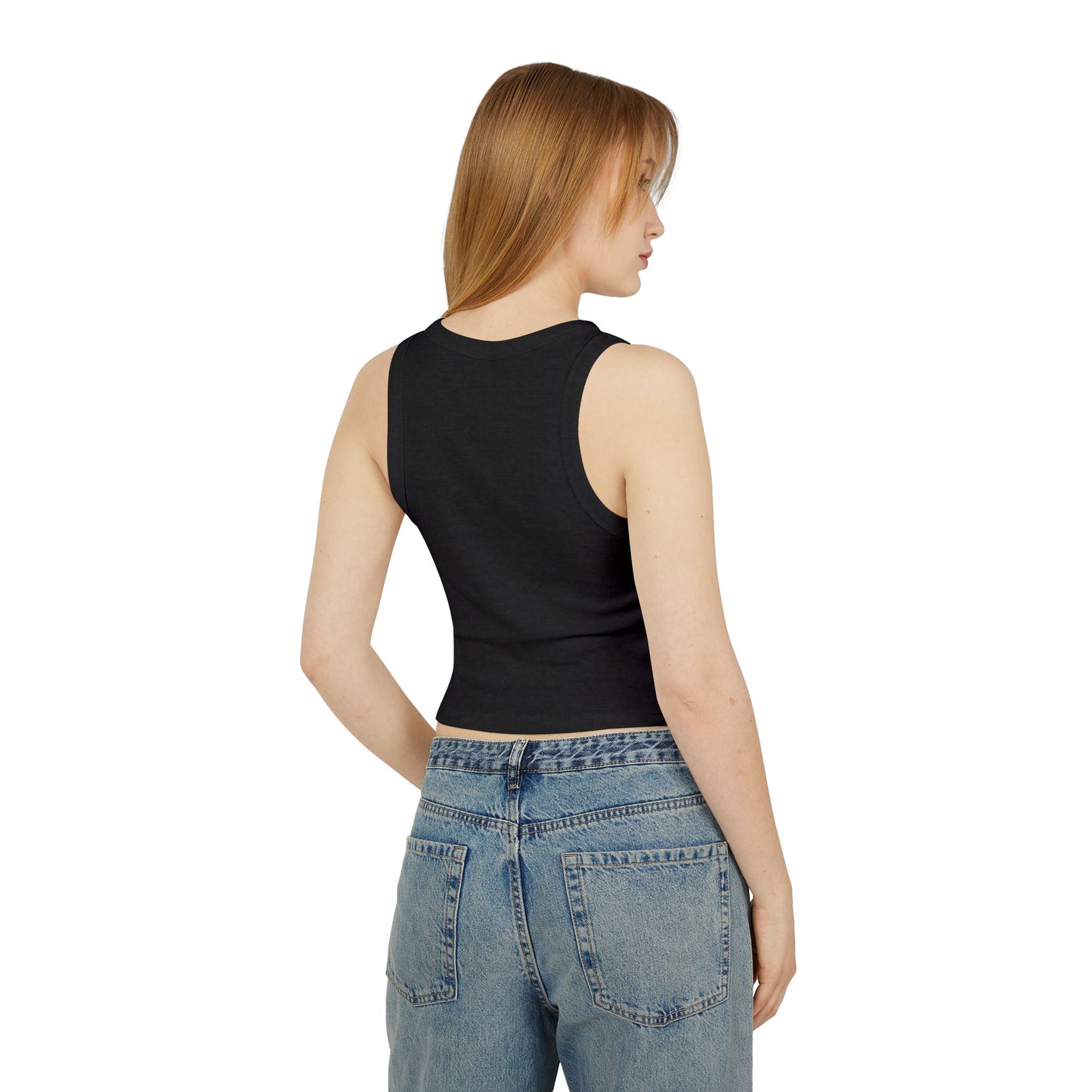 Cherry Bow Charm Racer Tank Top