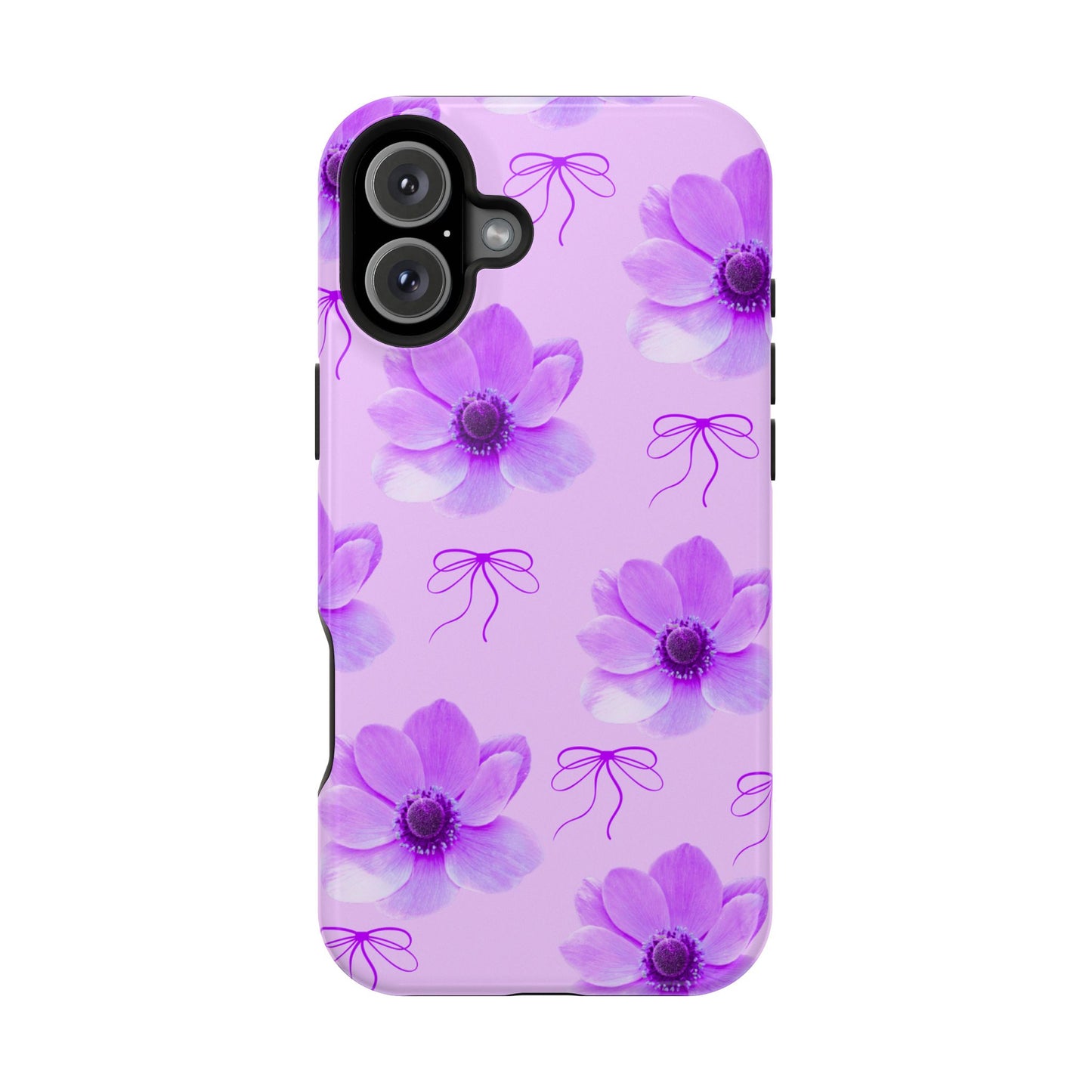 Lavender Magnetic Impact-Resistant iPhone Case