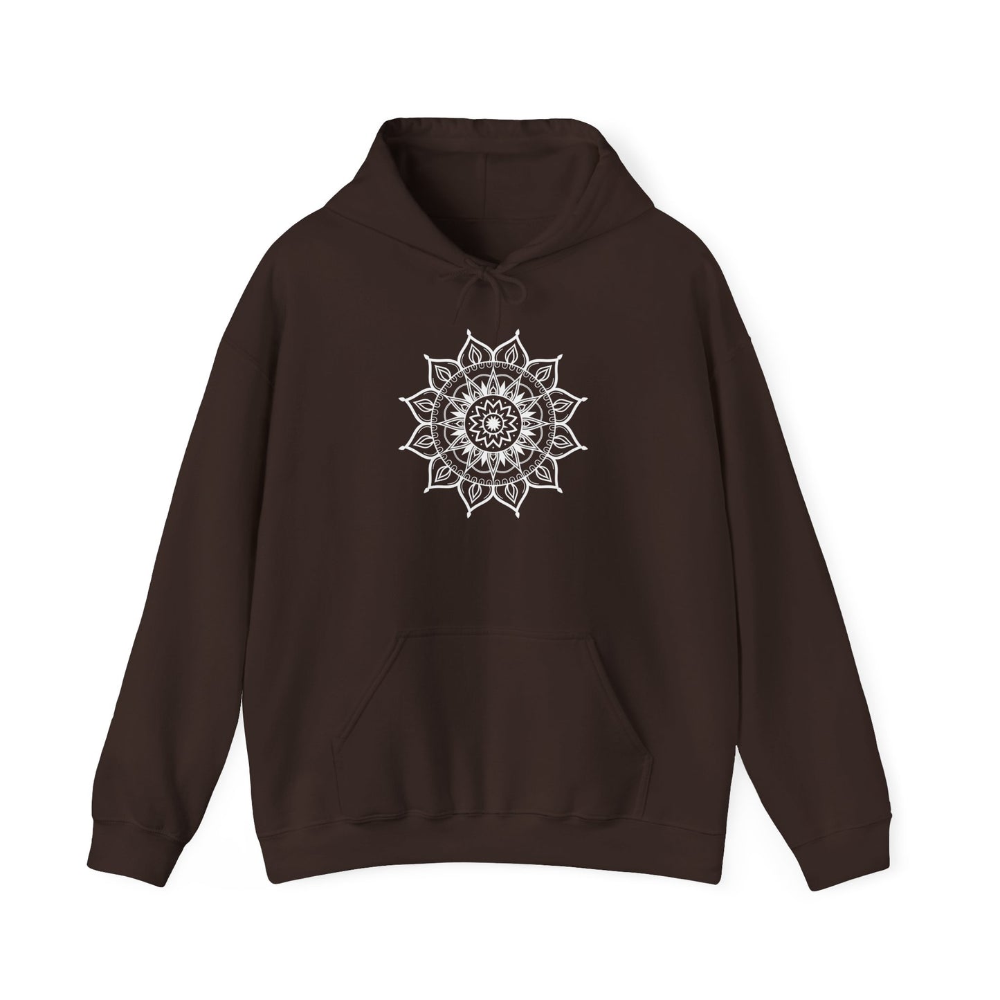 Mandala Hooded Sweatshirt - Cozy Boho Style for Men and Women