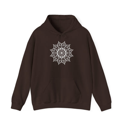 Mandala Hooded Sweatshirt - Cozy Boho Style for Men and Women