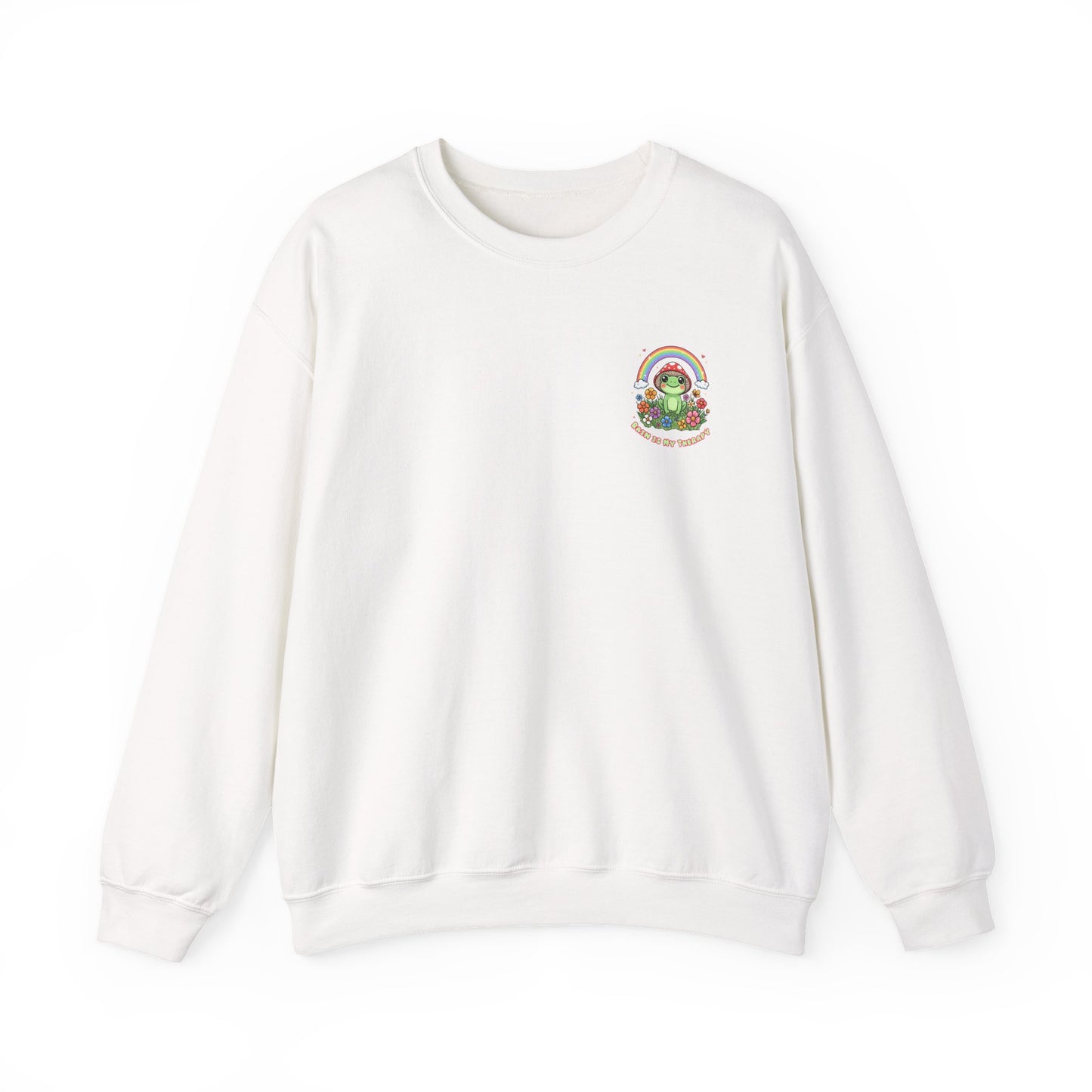 Rain Is My Therapy Sweatshirt — Cozy Weather Therapy Crewneck