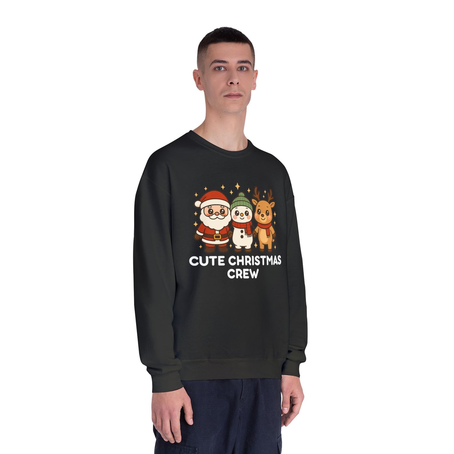 Santa Trio Sweatshirt — Christmas Holiday Crewneck