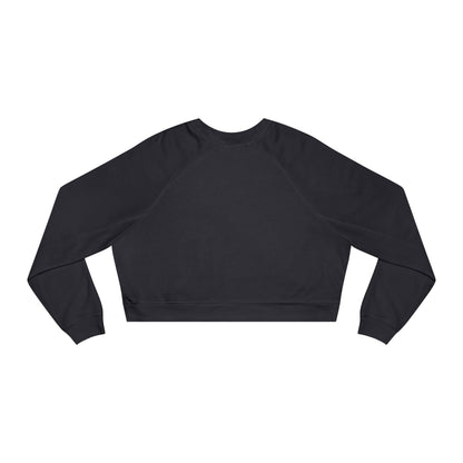 Cropped Fleece Pullover 'Delulu Become Trululu'