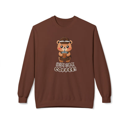 Coffee Bear Kawaii Sweatshirt