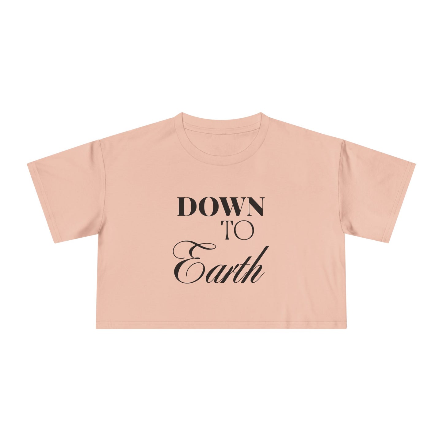 Down To Earth Women's Crop Tee