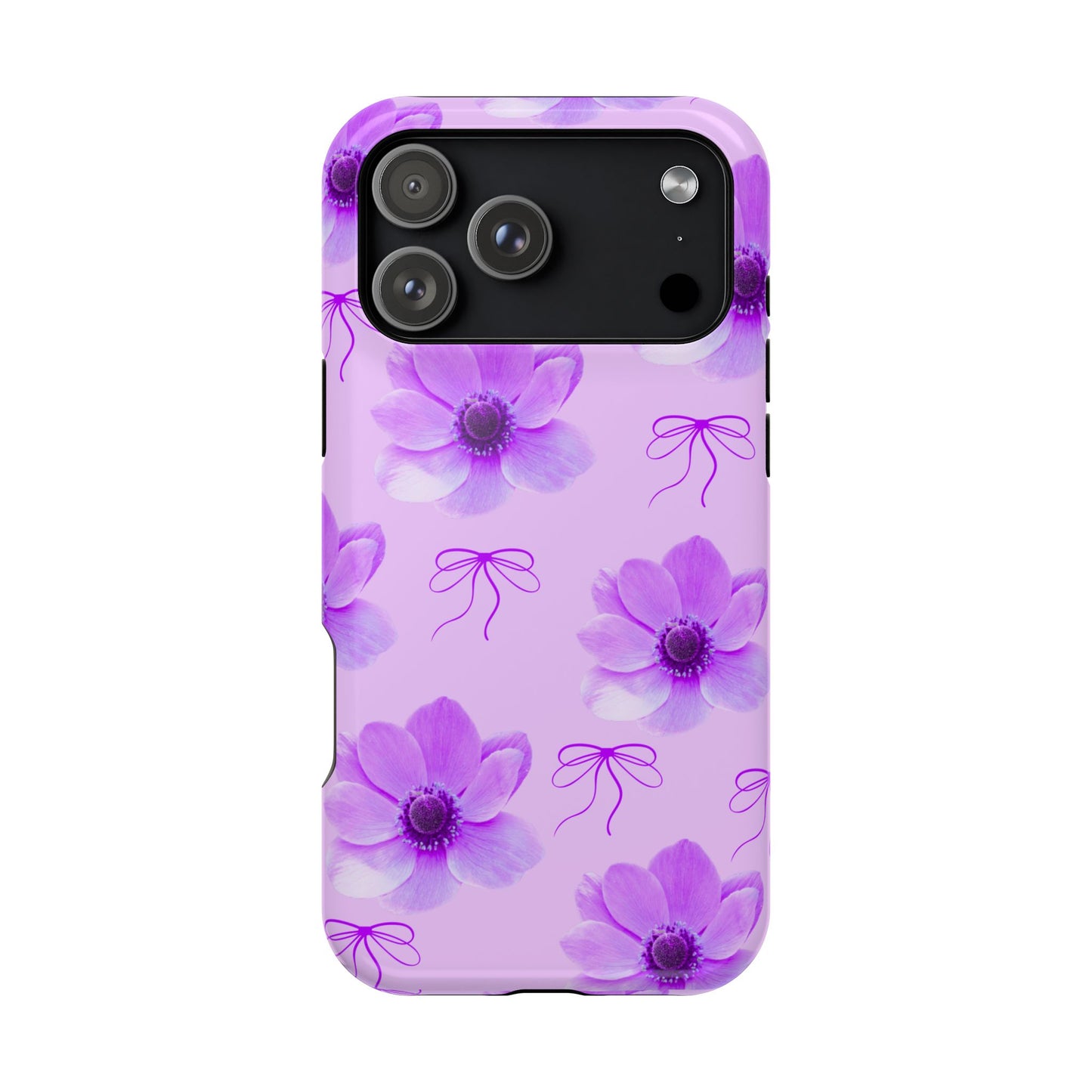 Lavender Magnetic Impact-Resistant iPhone Case