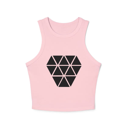 Women's Tank Top - Diamond Grid Design
