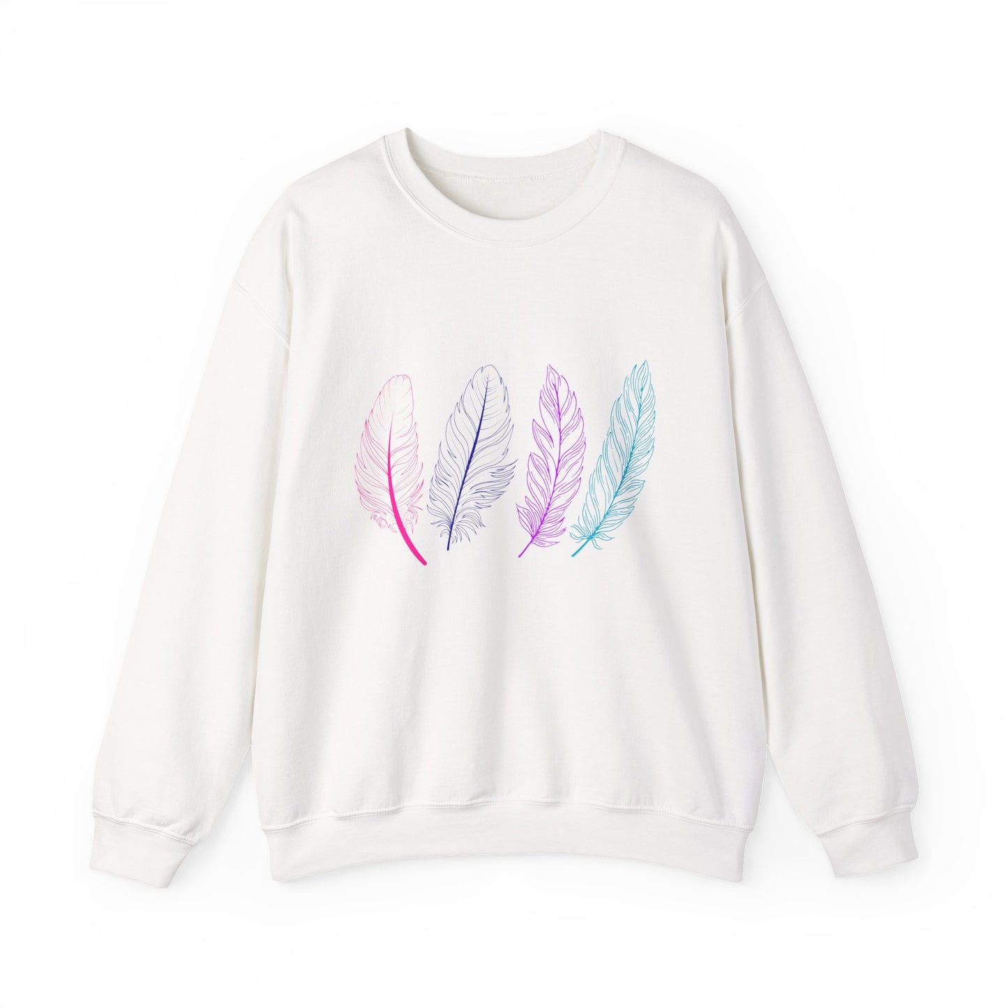 Bird's Feather Sweatshirt - Unisex Crewneck