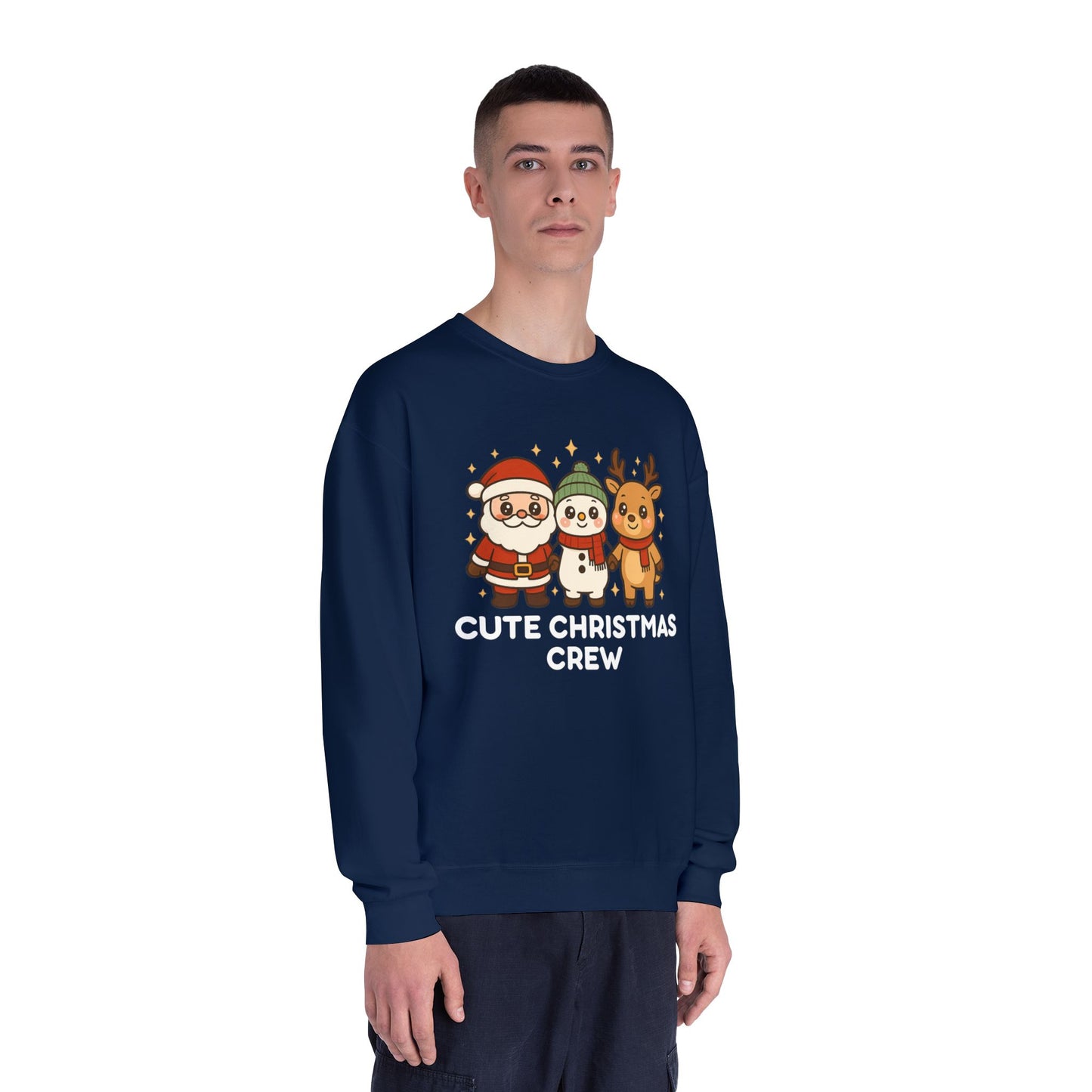 Santa Trio Sweatshirt — Christmas Holiday Crewneck