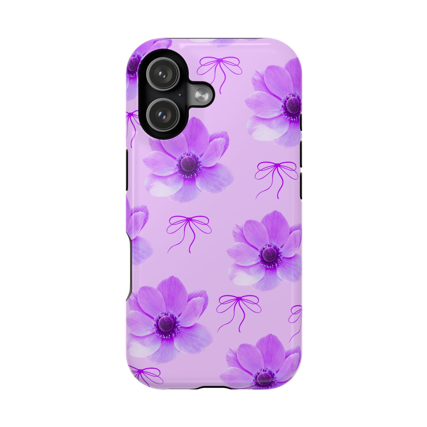 Lavender Magnetic Impact-Resistant iPhone Case
