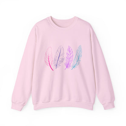 Bird's Feather Sweatshirt - Unisex Crewneck