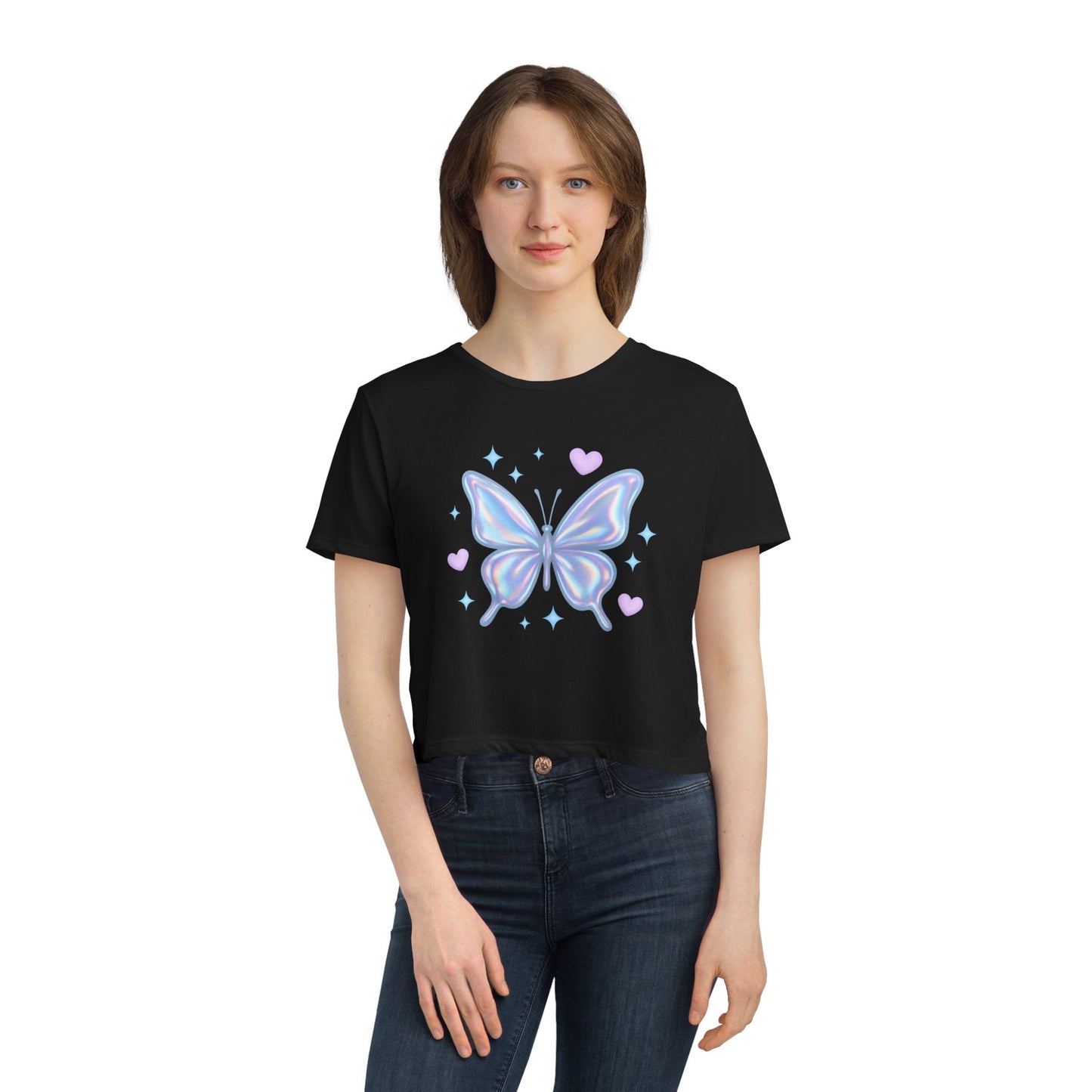 Butterfly Crop Tee