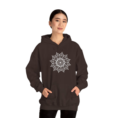 Mandala Hooded Sweatshirt - Cozy Boho Style for Men and Women
