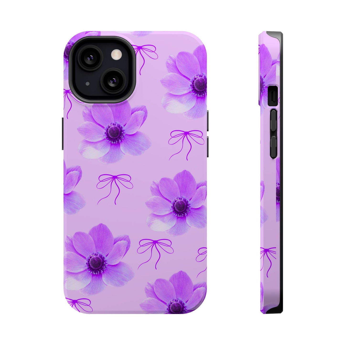 Lavender Magnetic Impact-Resistant iPhone Case