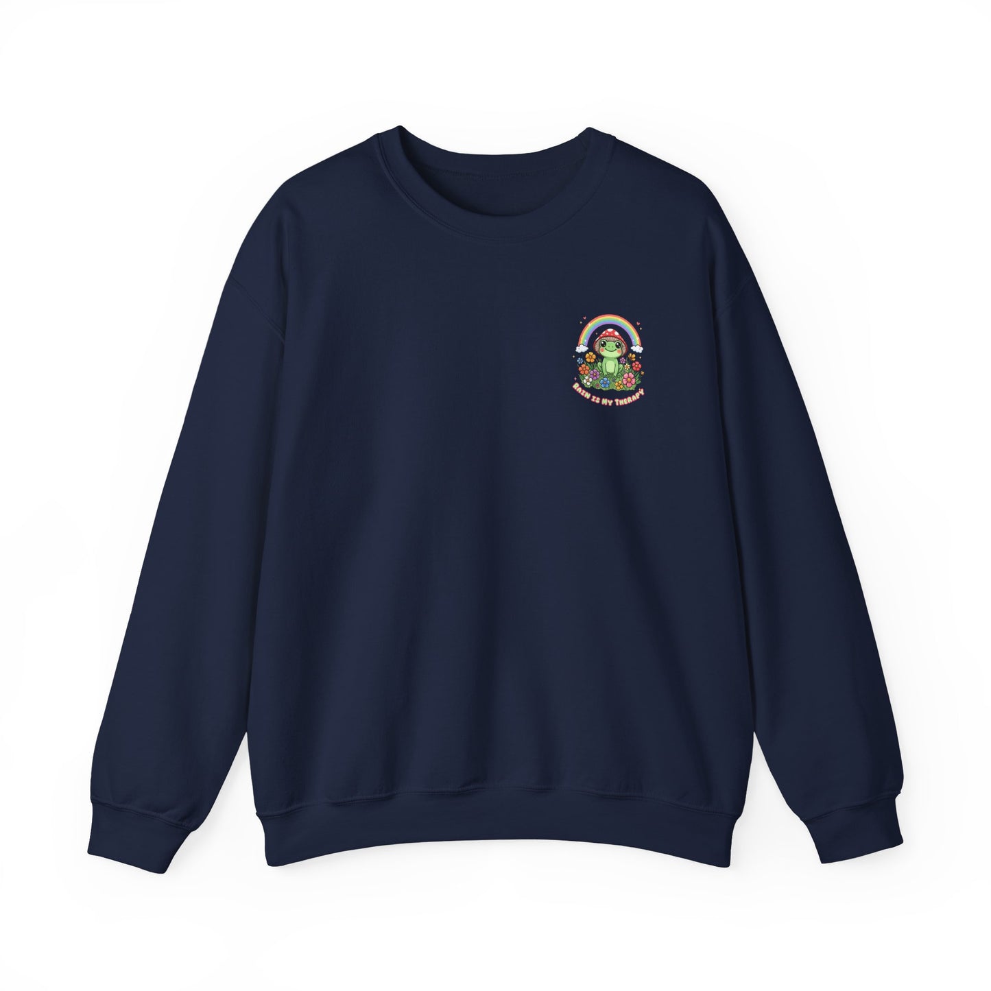 Rain Is My Therapy Sweatshirt — Cozy Weather Therapy Crewneck