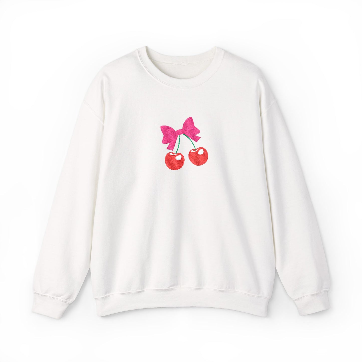 Cherry Embroidery Sweatshirt