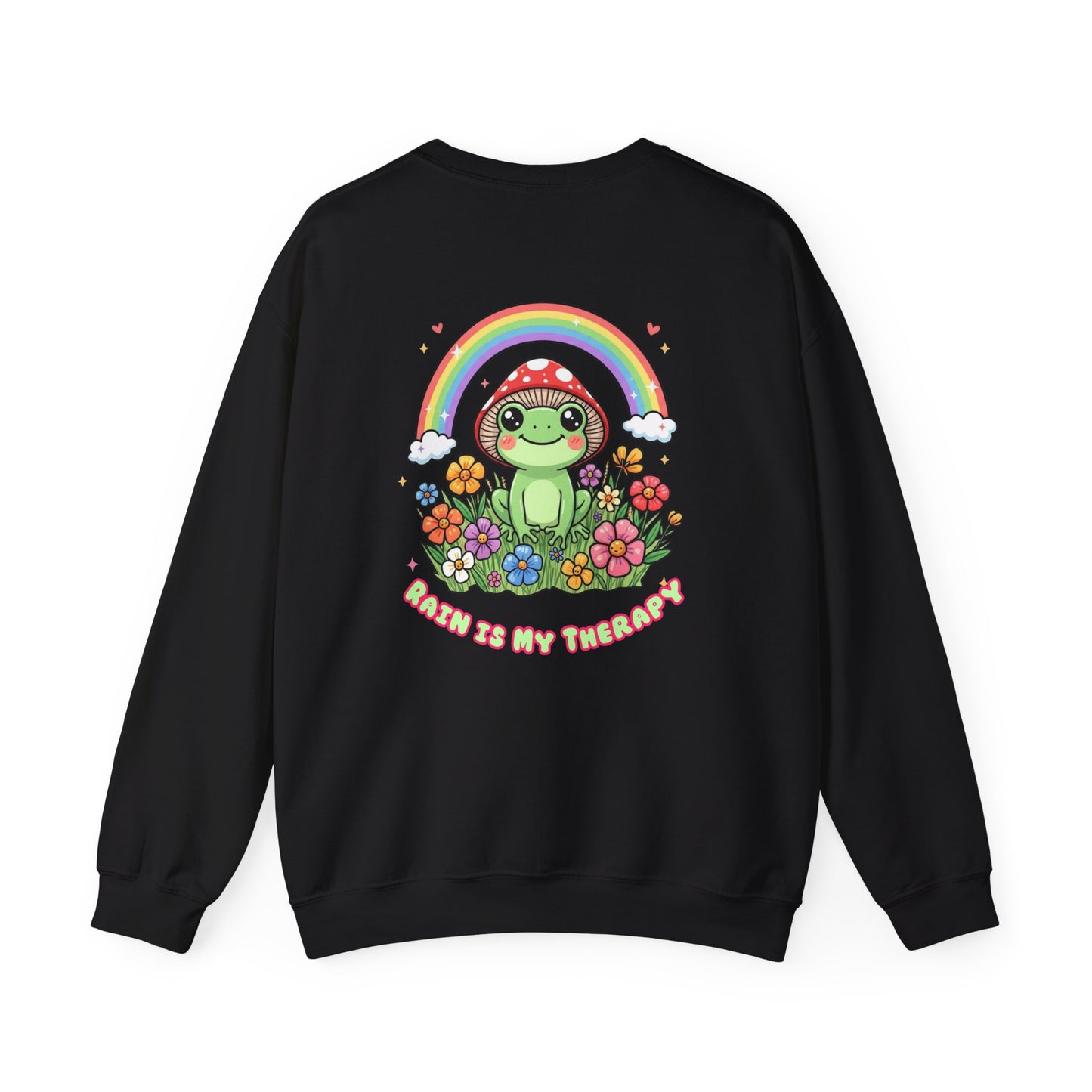 Rain Is My Therapy Sweatshirt — Cozy Weather Therapy Crewneck