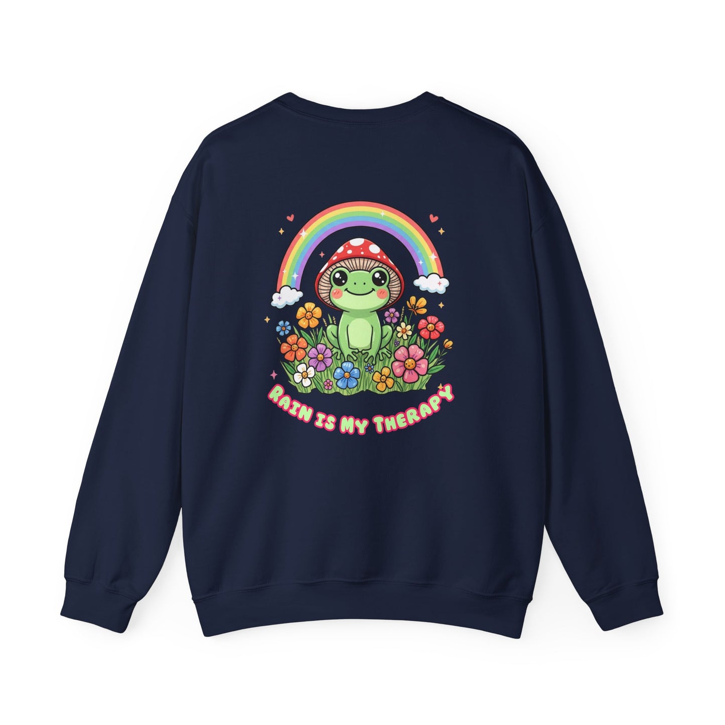 Rain Is My Therapy Sweatshirt — Cozy Weather Therapy Crewneck