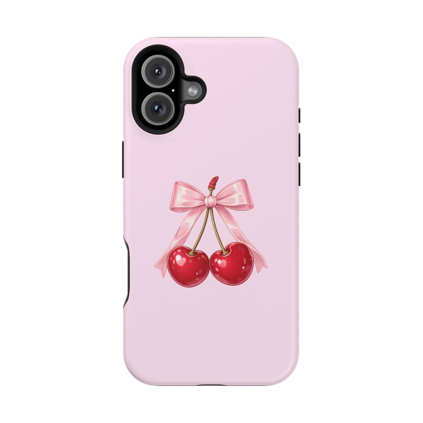 Cherry Bow Charm iPhone Case