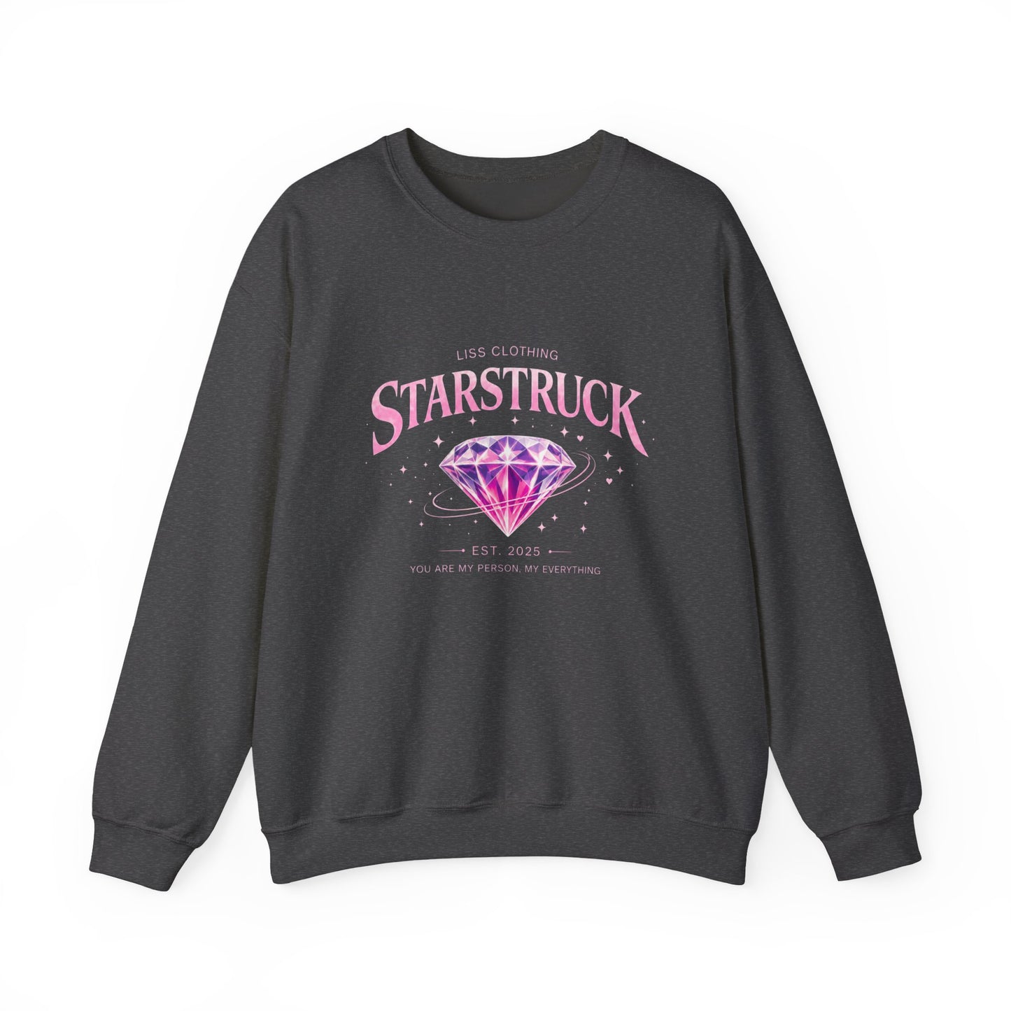 STARSTRUCK Oversized Graphic Crewneck Sweatshirt