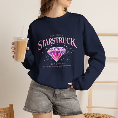 STARSTRUCK Oversized Graphic Crewneck Sweatshirt