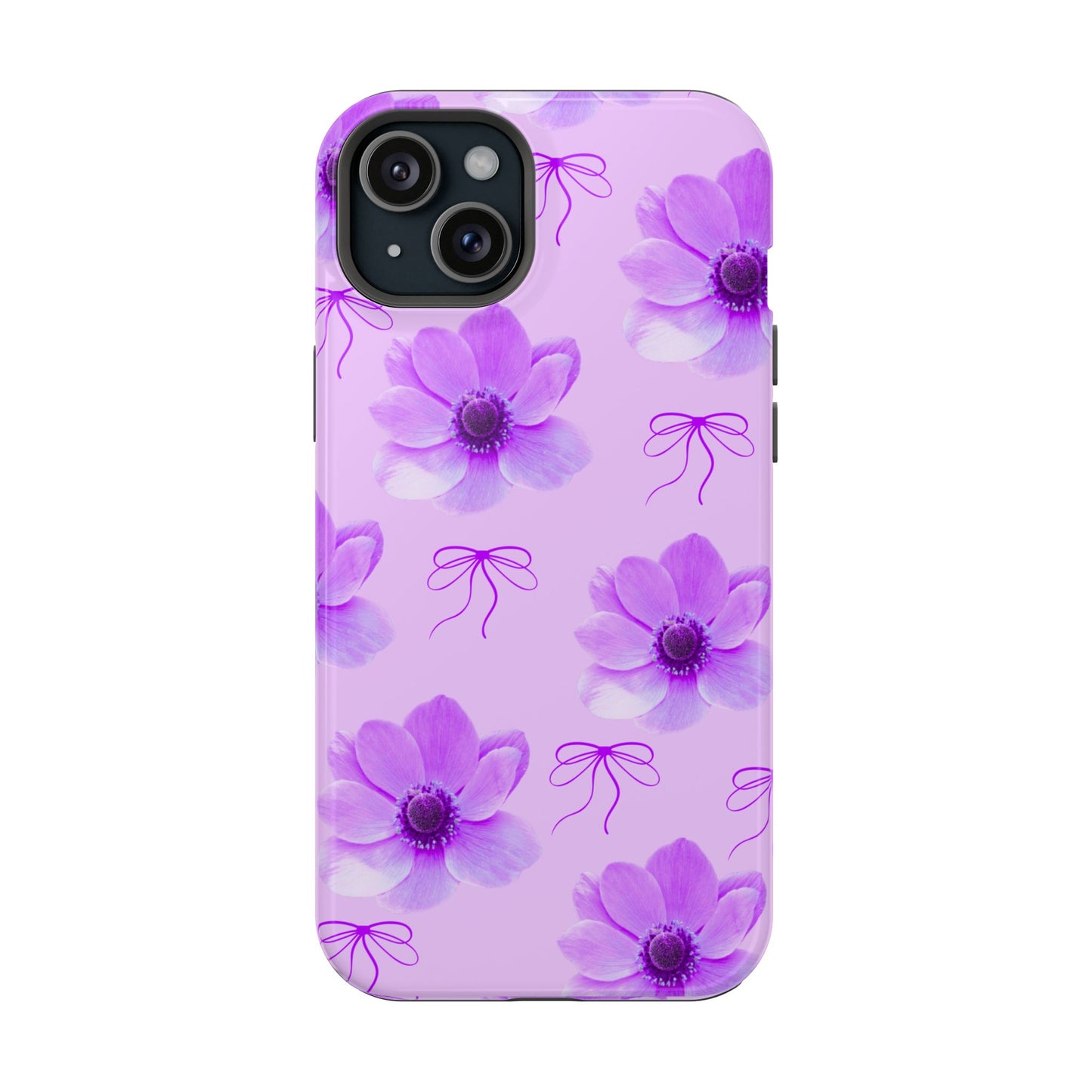 Lavender Magnetic Impact-Resistant iPhone Case