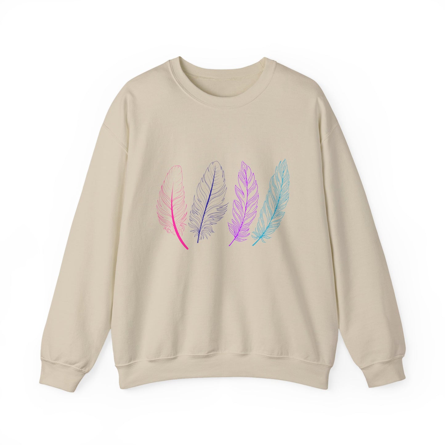 Bird's Feather Sweatshirt - Unisex Crewneck