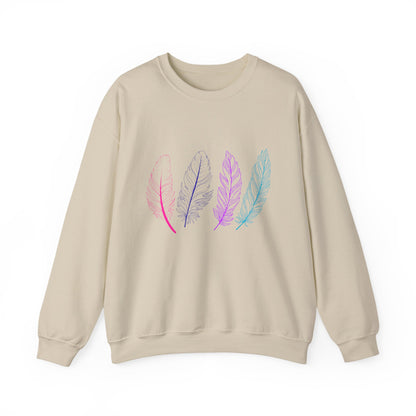 Bird's Feather Sweatshirt - Unisex Crewneck