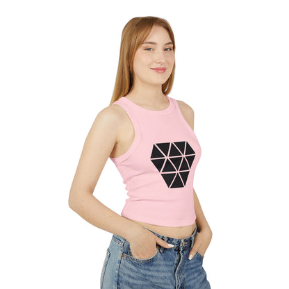 Women's Tank Top - Diamond Grid Design
