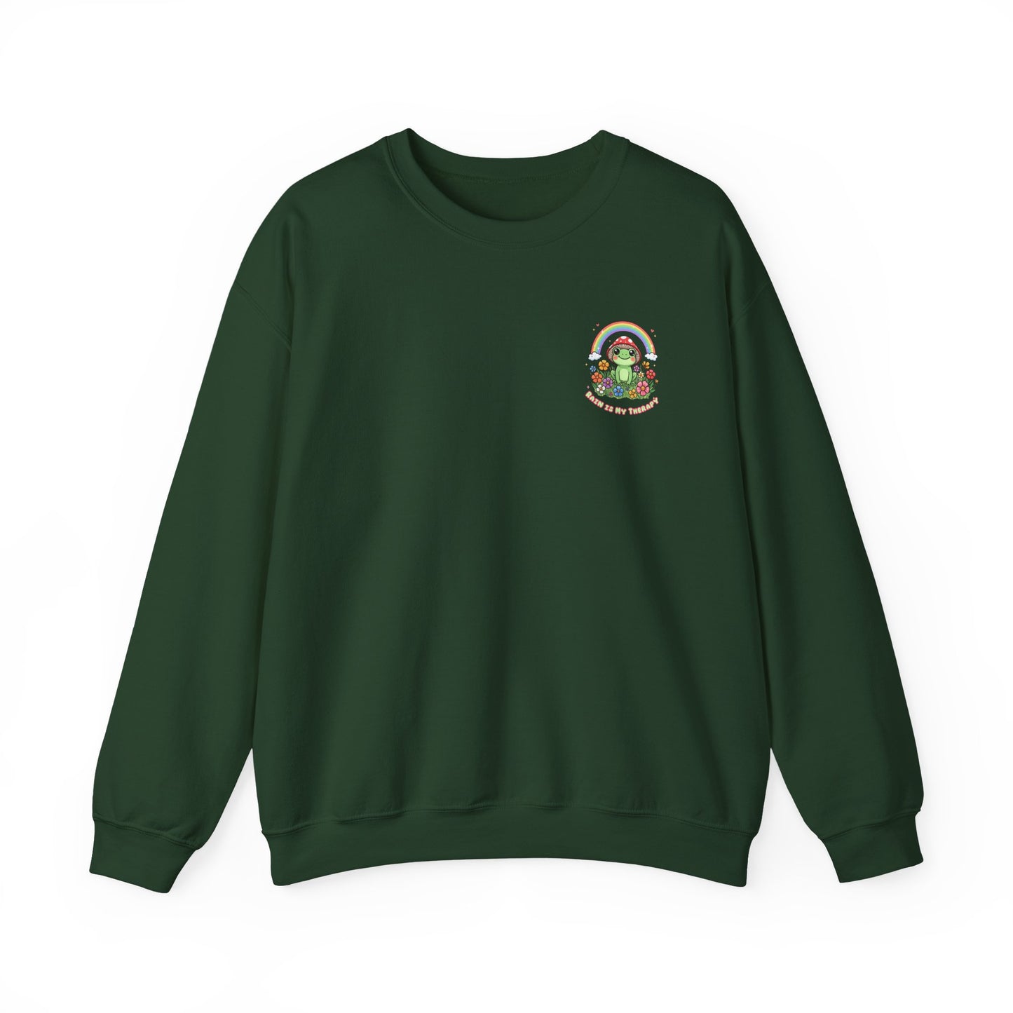 Rain Is My Therapy Sweatshirt — Cozy Weather Therapy Crewneck