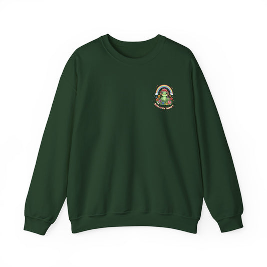 Rain Is My Therapy Sweatshirt — Cozy Weather Therapy Crewneck