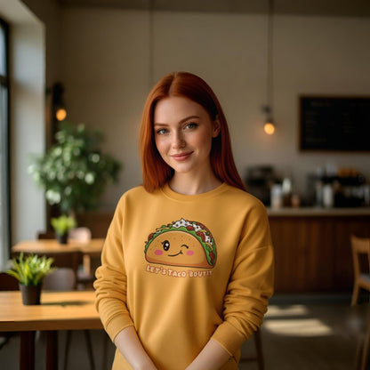 Champion Sweatshirt 'Let's Taco 'Bout It'