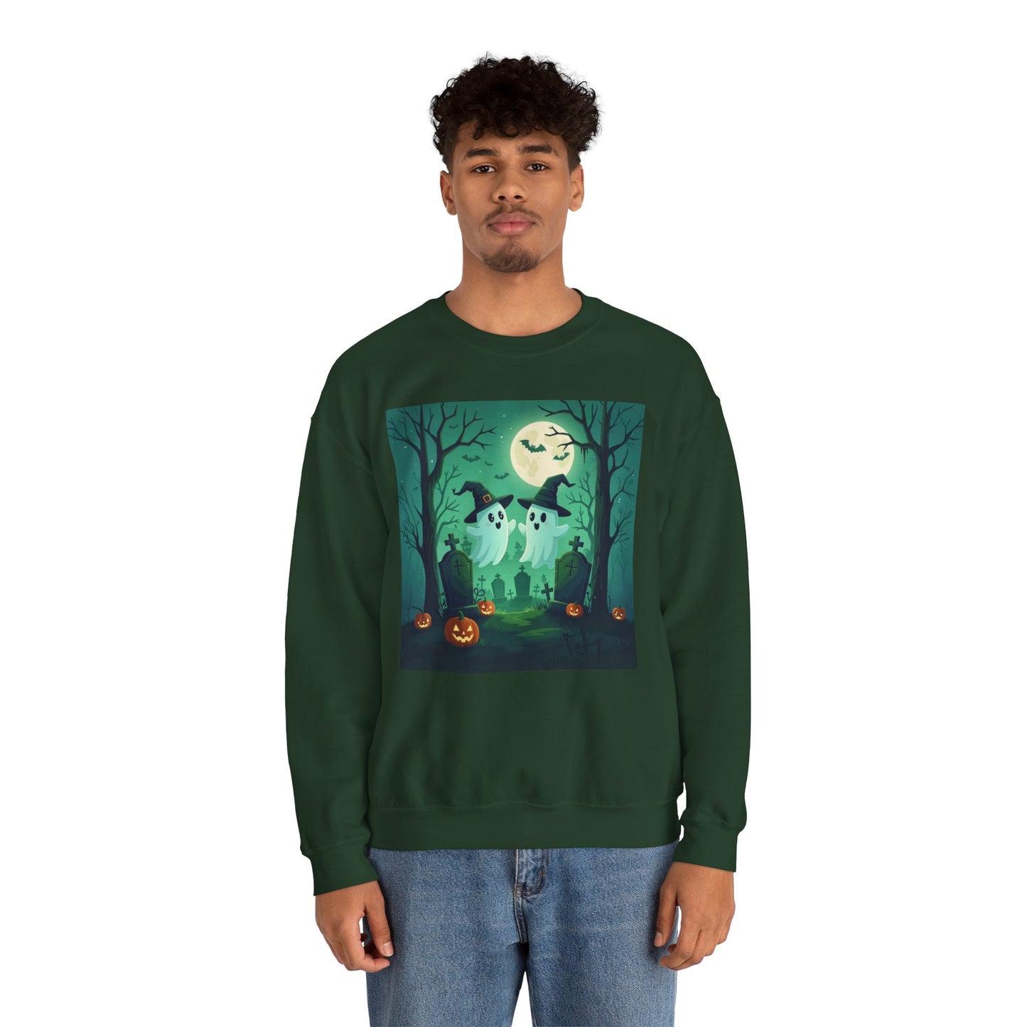 Spooky Ghost Couple Sweatshirt