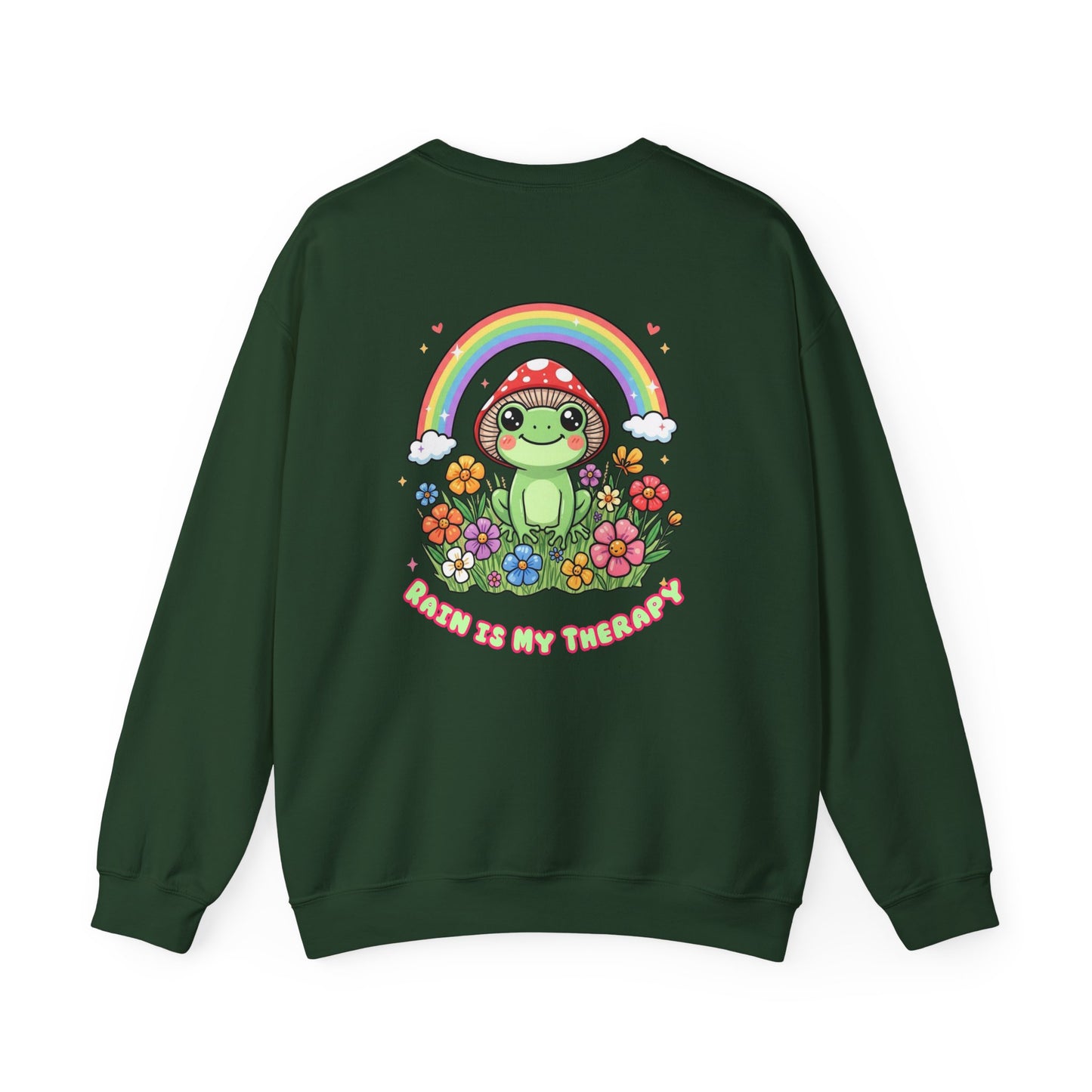 Rain Is My Therapy Sweatshirt — Cozy Weather Therapy Crewneck