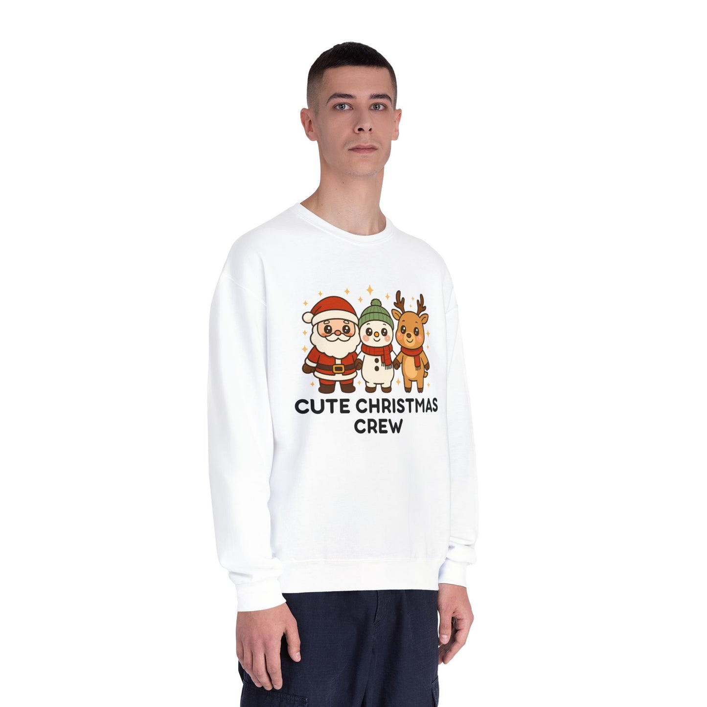 Santa Trio Sweatshirt — Christmas Holiday Crewneck