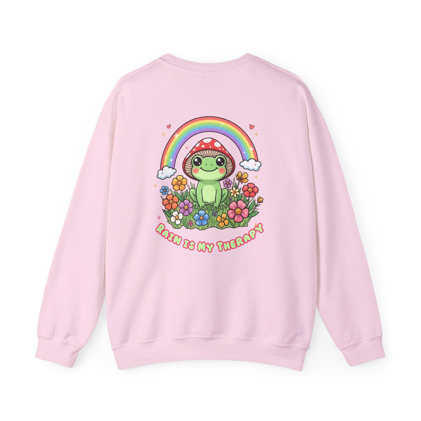 Rain Is My Therapy Sweatshirt — Cozy Weather Therapy Crewneck