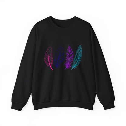 Bird's Feather Sweatshirt - Unisex Crewneck
