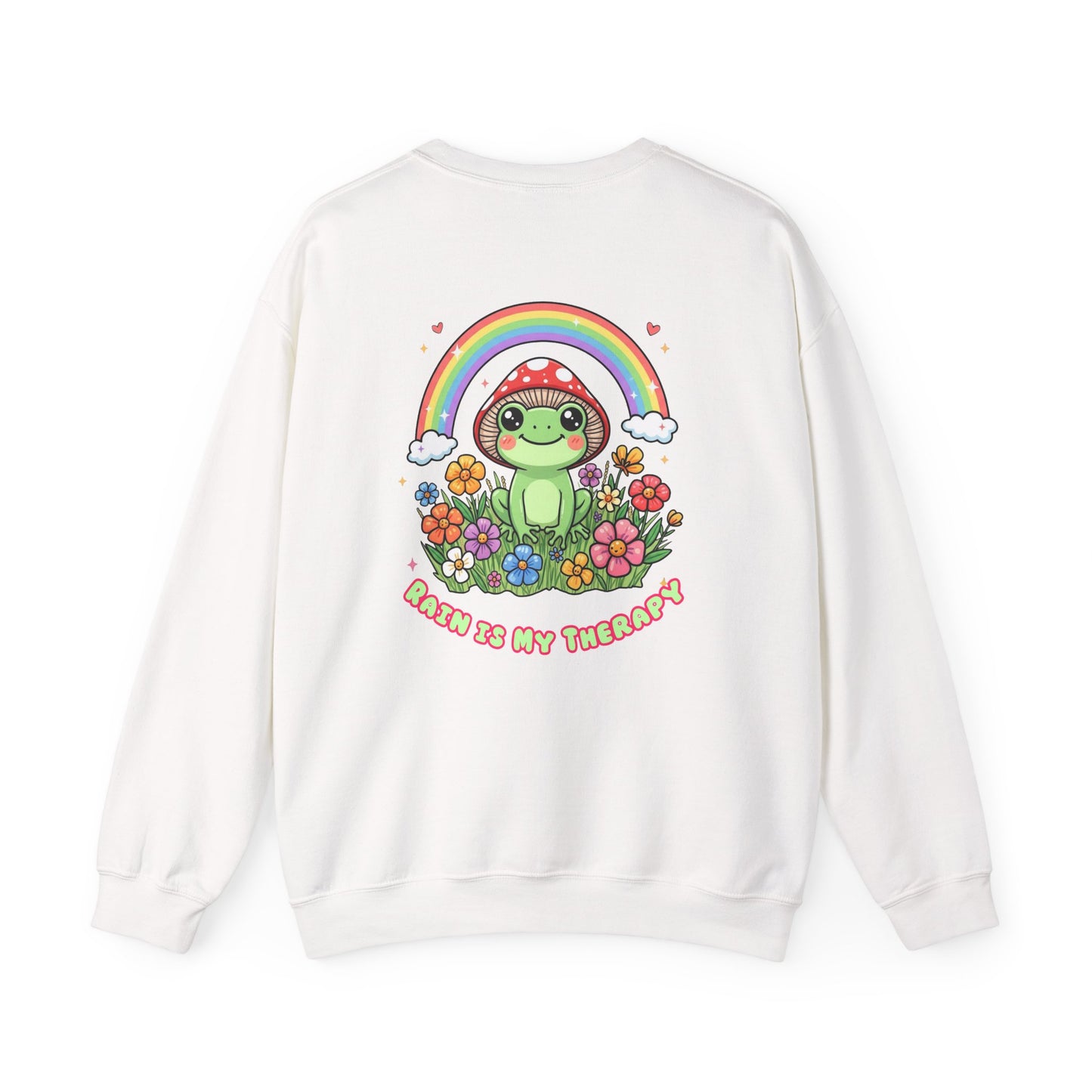 Rain Is My Therapy Sweatshirt — Cozy Weather Therapy Crewneck