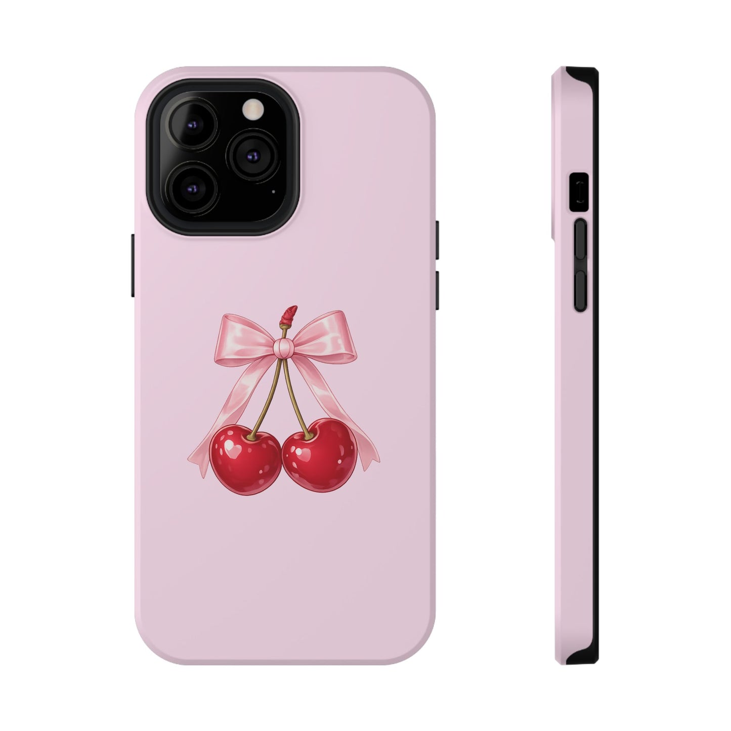 Cherry Bow Charm iPhone Case