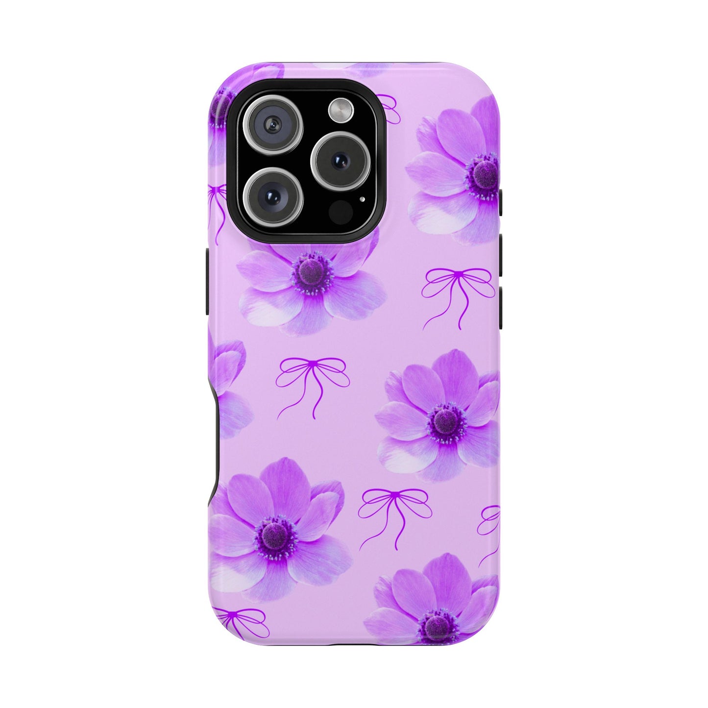 Lavender Magnetic Impact-Resistant iPhone Case