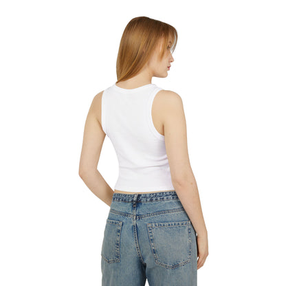 Cherry Bow Charm Racer Tank Top