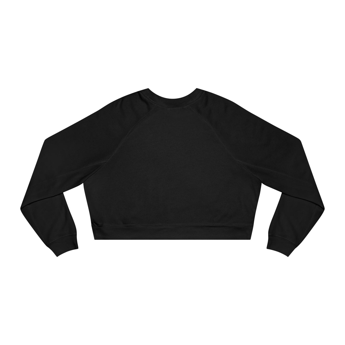 Cropped Fleece Pullover 'Delulu Become Trululu'