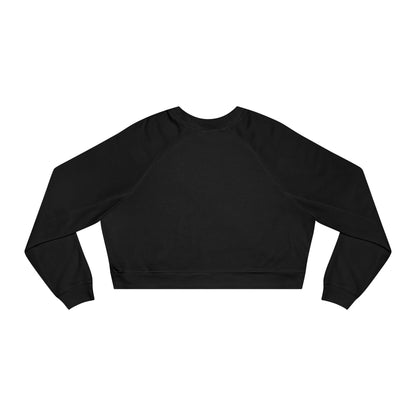Cropped Fleece Pullover 'Delulu Become Trululu'