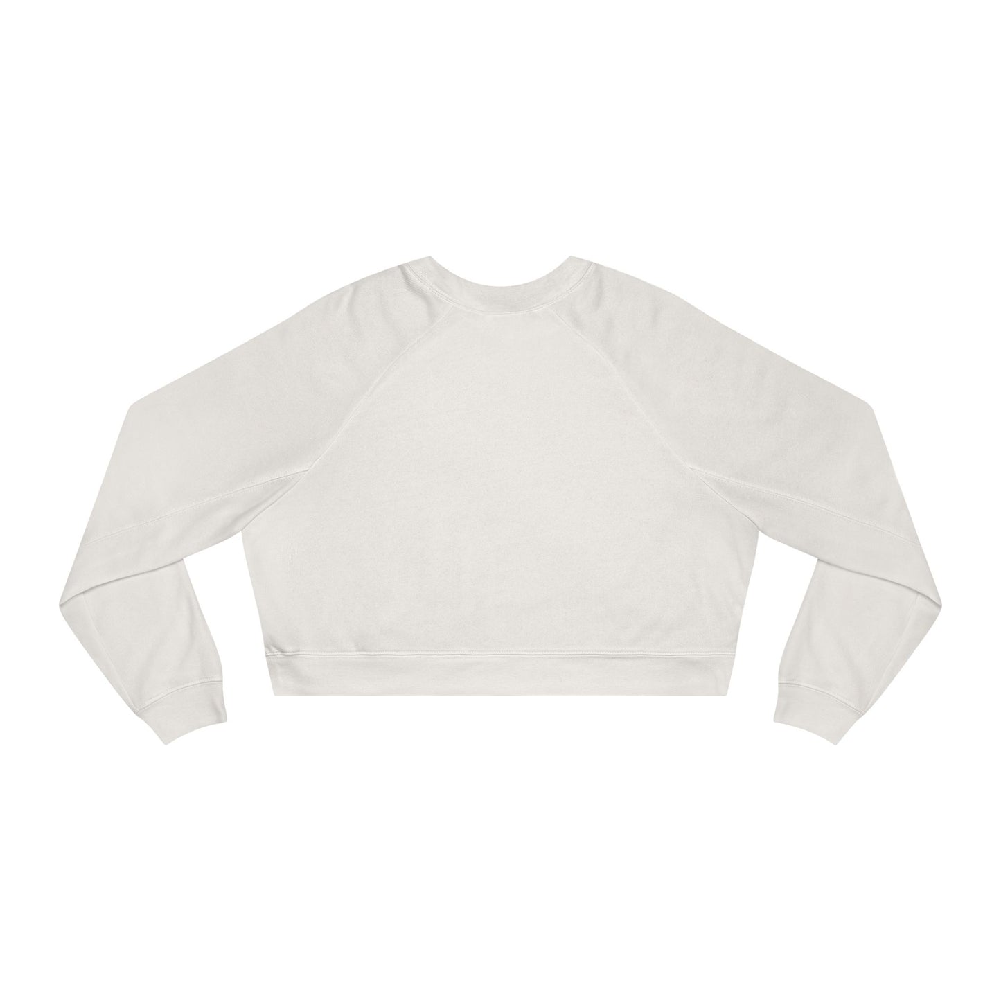 Cropped Fleece Pullover 'Delulu Become Trululu'