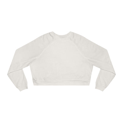 Cropped Fleece Pullover 'Delulu Become Trululu'