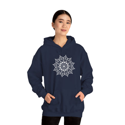 Mandala Hooded Sweatshirt - Cozy Boho Style for Men and Women